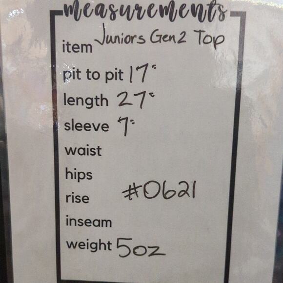 Juniors by GEN_2 Hoosiers Top IU Indiana University Woman's Small 3/5 Red White - Picture 11 of 12